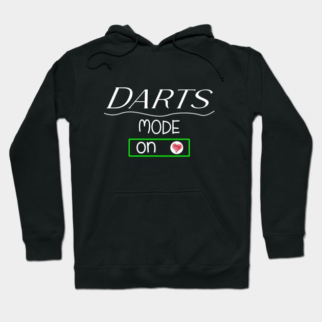 Darts mode - on Hoodie by safoune_omar